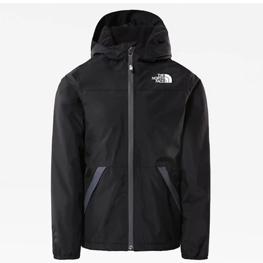 The North Face Girls Warm Storm Rain Jacket Black Size XS